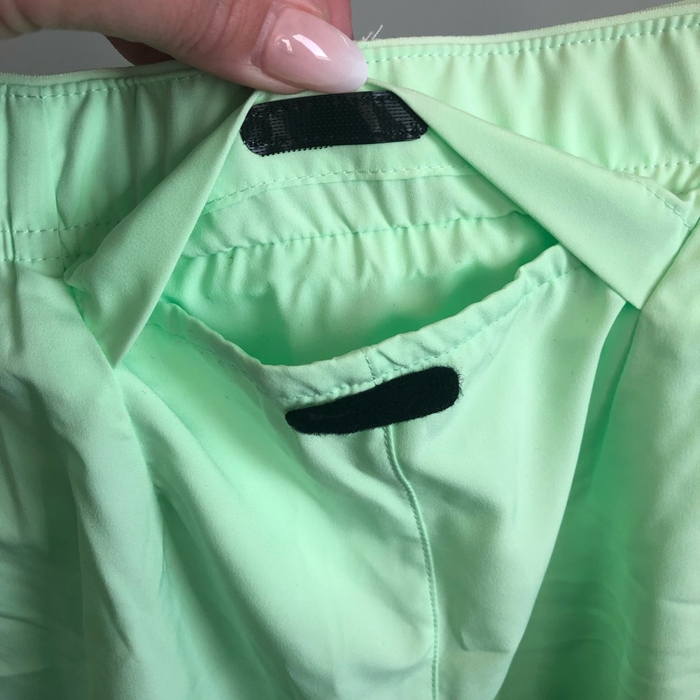 Nike Mint Green Running Shorts - Picture 3 of 7